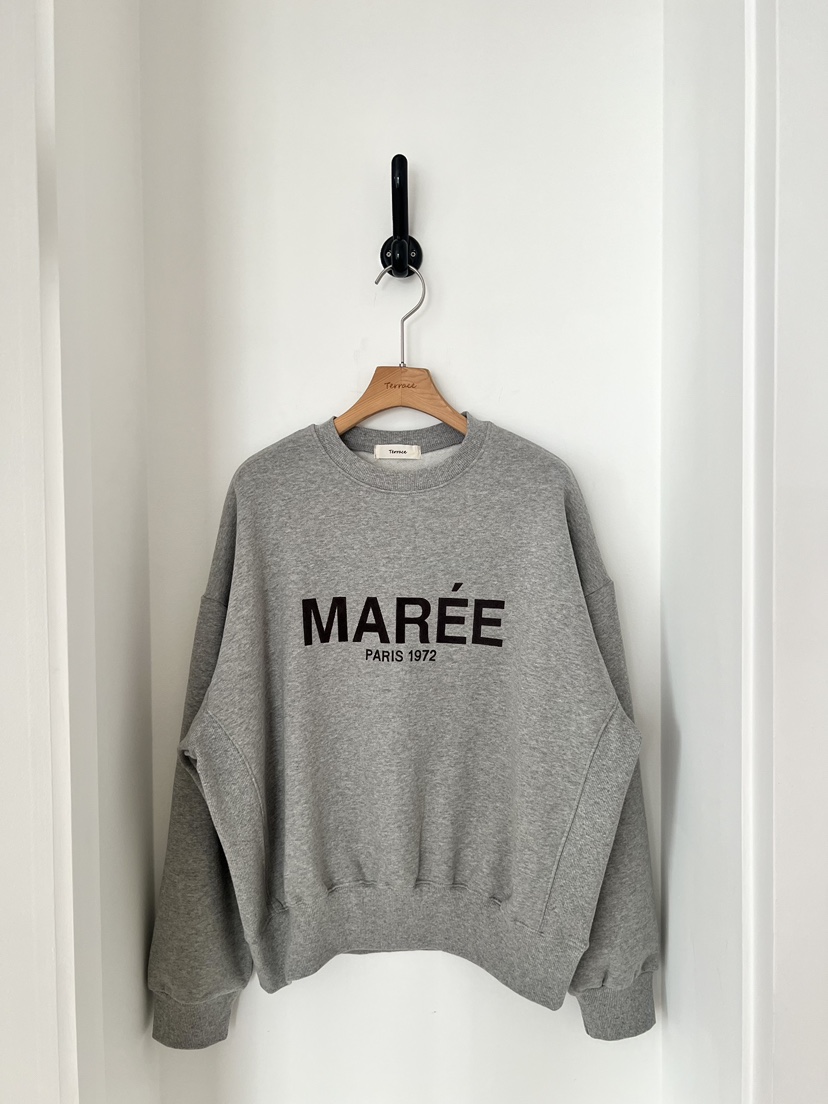 TERRACE韓國代購㊣女士新款熱賣25秋冬時尚人氣真品衛衣加絨TERRACE衛衣圖色2