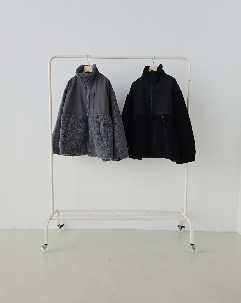 J SHOP韓國直郵㊣女裝新款職業時尚25秋冬人氣夾克抓絨拉鏈J_SHOP夾克