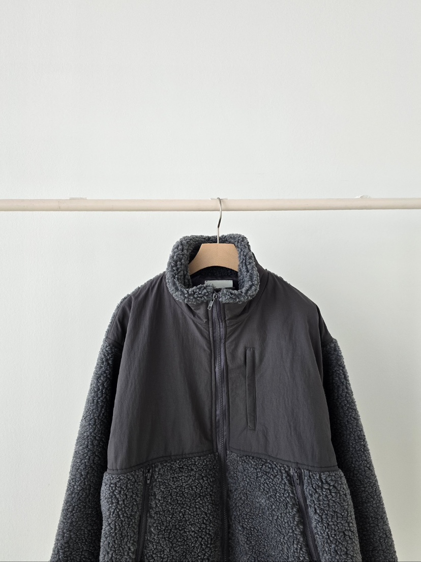 J SHOP韓國直郵㊣女裝新款職業時尚25秋冬人氣夾克抓絨拉鏈J_SHOP夾克