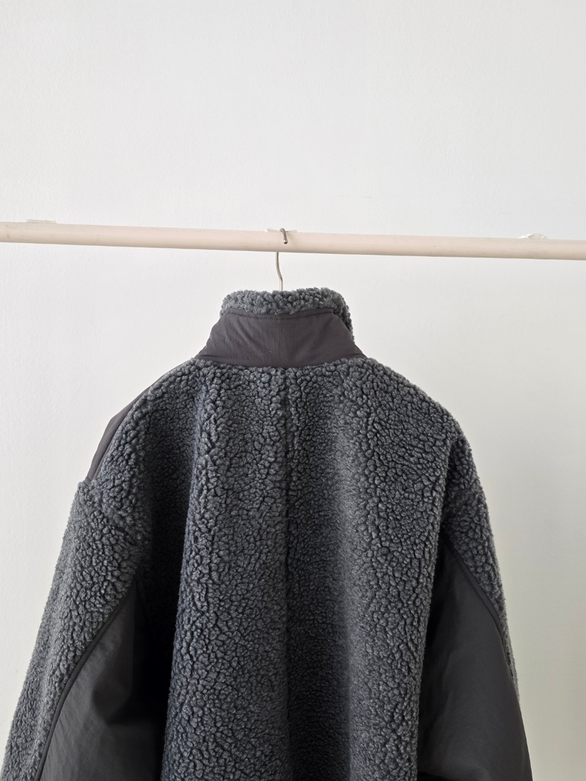 J SHOP韓國直郵㊣女裝新款職業時尚25秋冬人氣夾克抓絨拉鏈J_SHOP夾克