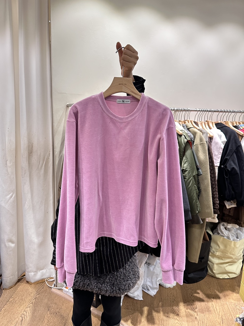 AUVERFIT東大門㊣實拍女裝新品推薦職業人氣真品熱賣長袖T恤AUVERFIT長袖T恤圖色1