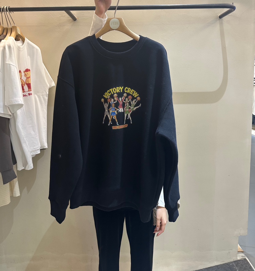 ERIA東大門㊣實拍女士新款職業25秋冬推薦休閑真品人氣衛衣ERIA/HUE衛衣圖色1