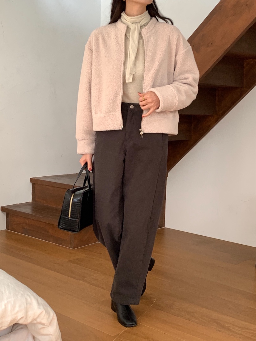 TERRACE韓國代購㊣女裝新品休閑25秋冬真品人氣職業夾克拉鏈TERRACE夾克