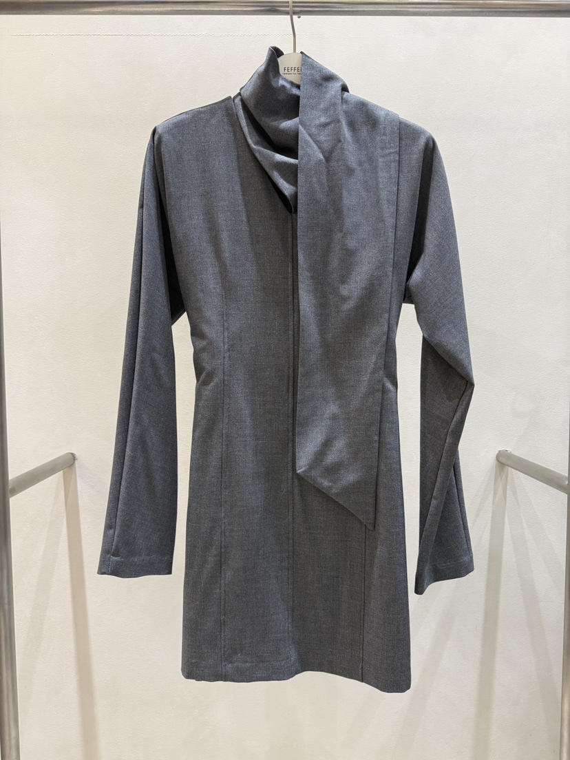 FEFFER東大門㊣實拍女士新品25秋冬時尚人氣職業推薦連衣裙FEFFER連衣裙圖色1