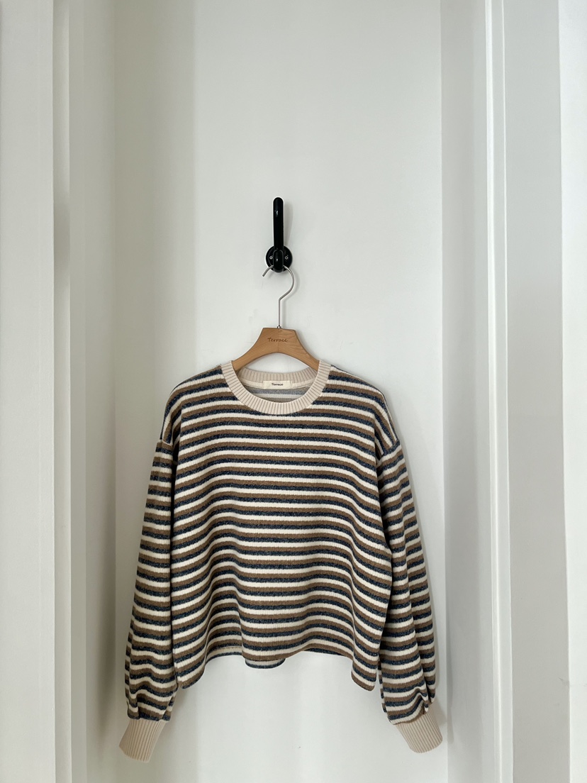 TERRACE東大門㊣代購女士新款人氣休閑真品推薦時尚職業衛衣TERRACE衛衣圖色1棕色