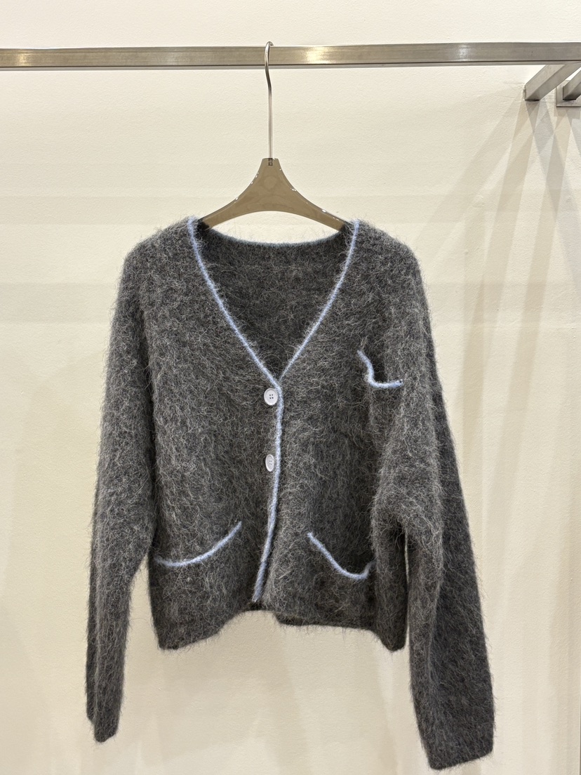 CICI韓國直郵㊣女裝新品休閑職業真品推薦針織衫羊駝毛開衫Ci Ci針織衫圖色2