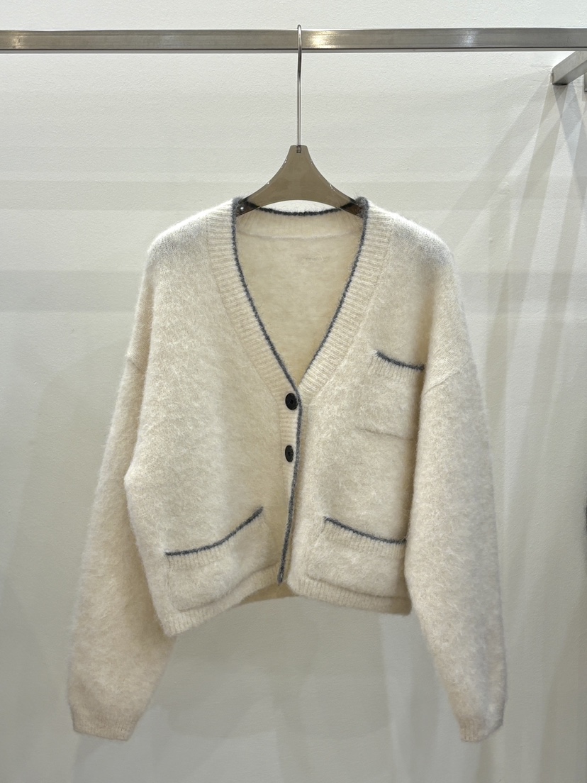 CICI韓國直郵㊣女裝新品休閑職業真品推薦針織衫羊駝毛開衫Ci Ci針織衫圖色3