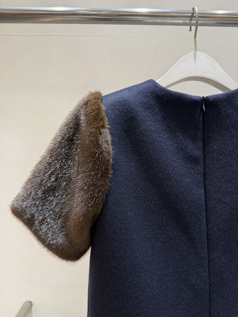 FEFFER韓國代購㊣女裝新款休閑熱賣推薦時尚真品連衣裙皮草FEFFER連衣裙