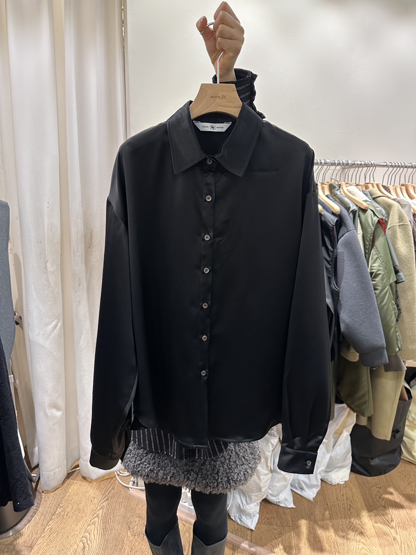 AUVERFIT韓國直郵㊣女裝新款真品職業人氣25秋冬襯衫蕾絲衫AUVERFIT襯衫/蕾絲衫圖色3