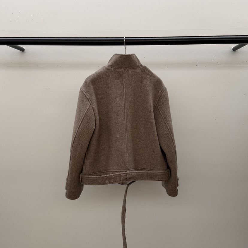 ID東大門㊣代購女裝新品職業推薦人氣真品休閑夾克含腰帶系帶ID夾克