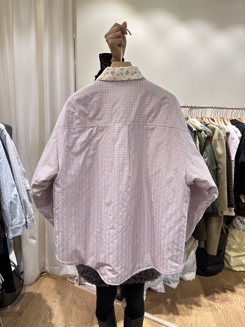 AUVERFIT韓國代購㊣女裝新款25秋冬職業真品休閑襯衫蕾絲衫棉AUVERFIT襯衫/蕾絲衫