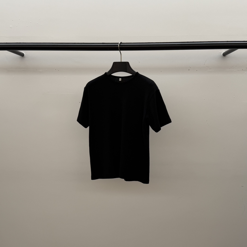 ID韓國代購㊣女士新品時尚職業真品25秋冬熱賣休閑人氣T恤羊毛IDT恤圖色4黑色