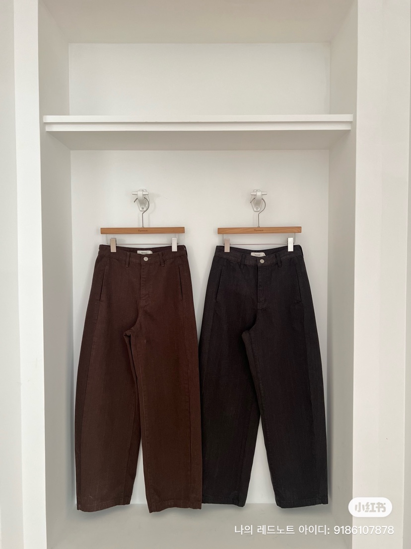 TERRACE韓國直郵㊣女裝新品休閑職業熱賣人氣休閑褲加絨羊毛TERRACE休閑褲