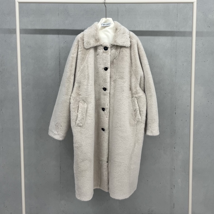 HELDER-P韓國代購㊣女裝新品人氣真品25秋冬推薦中長款大衣HELDER中長款大衣圖色1