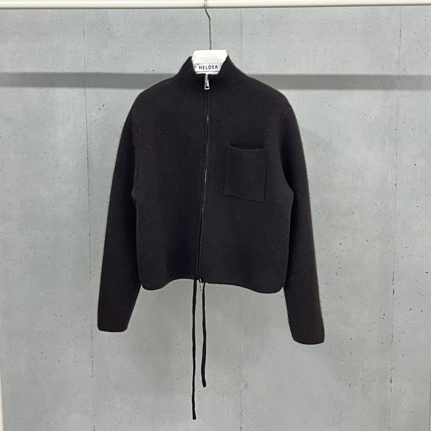 HELDER-P韓國代購㊣女裝新款推薦休閑真品夾克安哥拉羊毛拉鏈HELDER夾克圖色2
