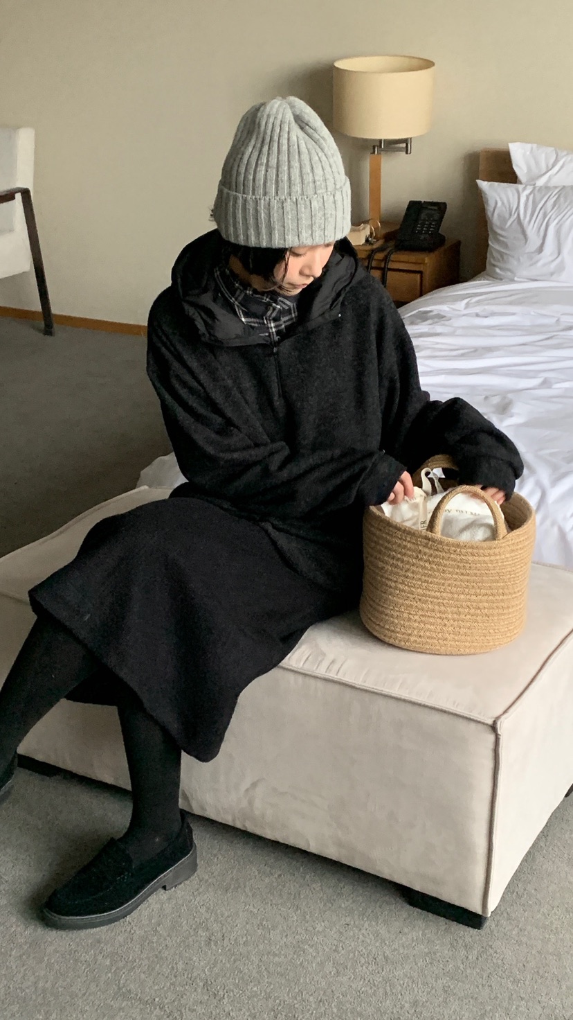 OVER RICH韓國代購㊣女士新款熱賣職業人氣25秋冬休閑長裙OVER RICH長裙