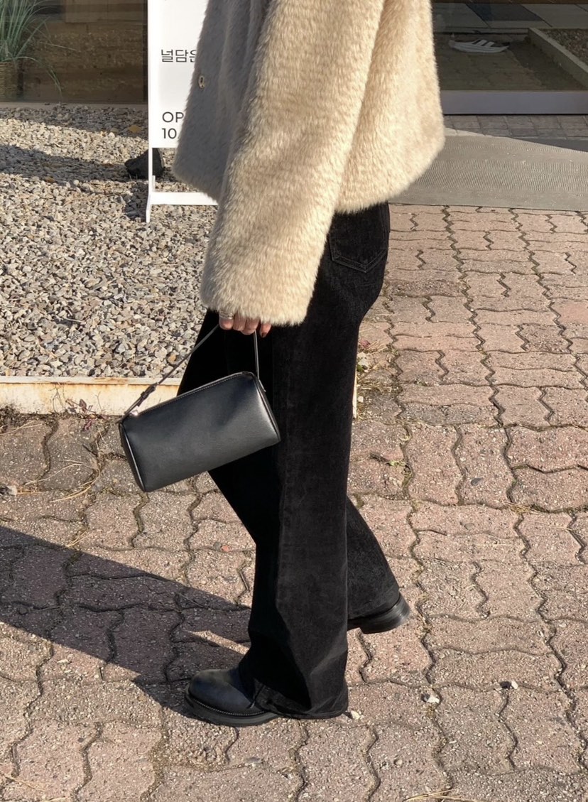 COURGETTE東大門㊣實拍女士新款休閑推薦熱賣人氣牛仔褲天鵝絨COURGETTE牛仔褲