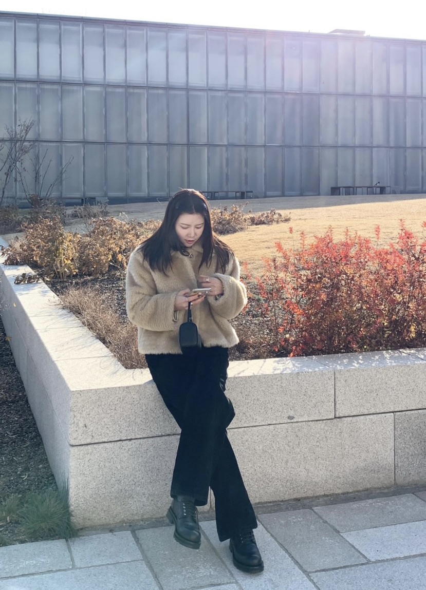 COURGETTE東大門㊣實拍女士新款休閑推薦熱賣人氣牛仔褲天鵝絨COURGETTE牛仔褲