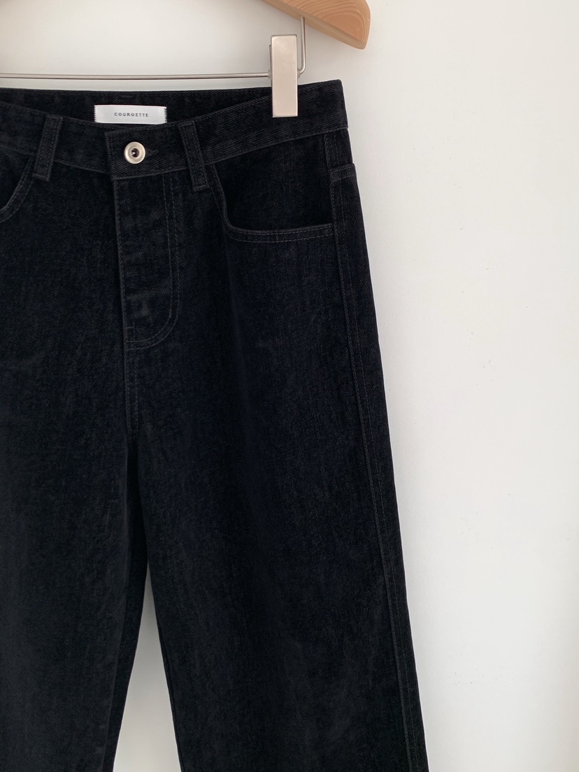 COURGETTE東大門㊣實拍女士新款休閑推薦熱賣人氣牛仔褲天鵝絨COURGETTE牛仔褲