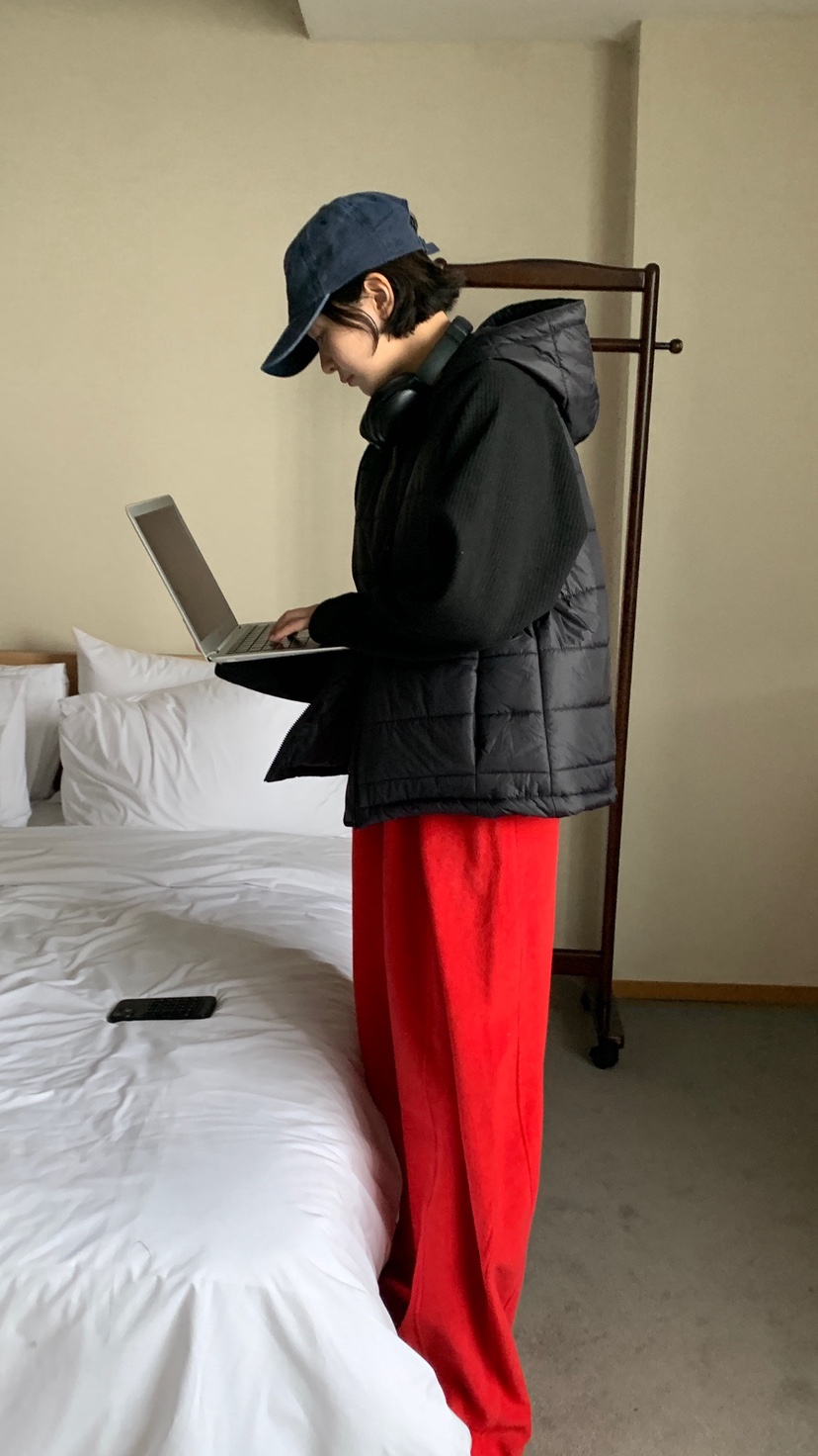 OVER RICH東大門㊣實拍女裝新款休閑25秋冬推薦時尚休閑褲OVER RICH休閑褲