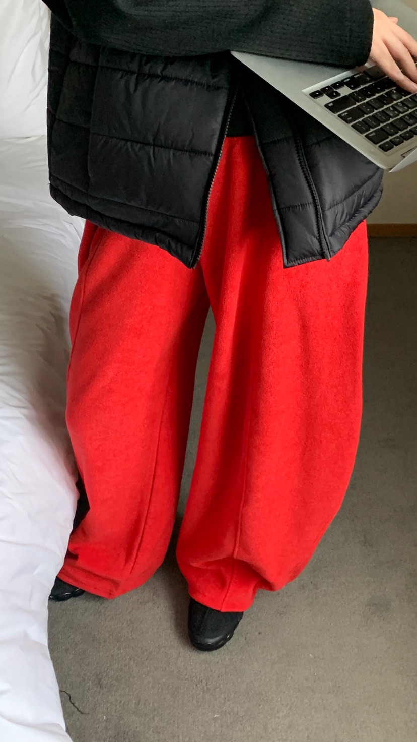 OVER RICH東大門㊣實拍女裝新款休閑25秋冬推薦時尚休閑褲OVER RICH休閑褲