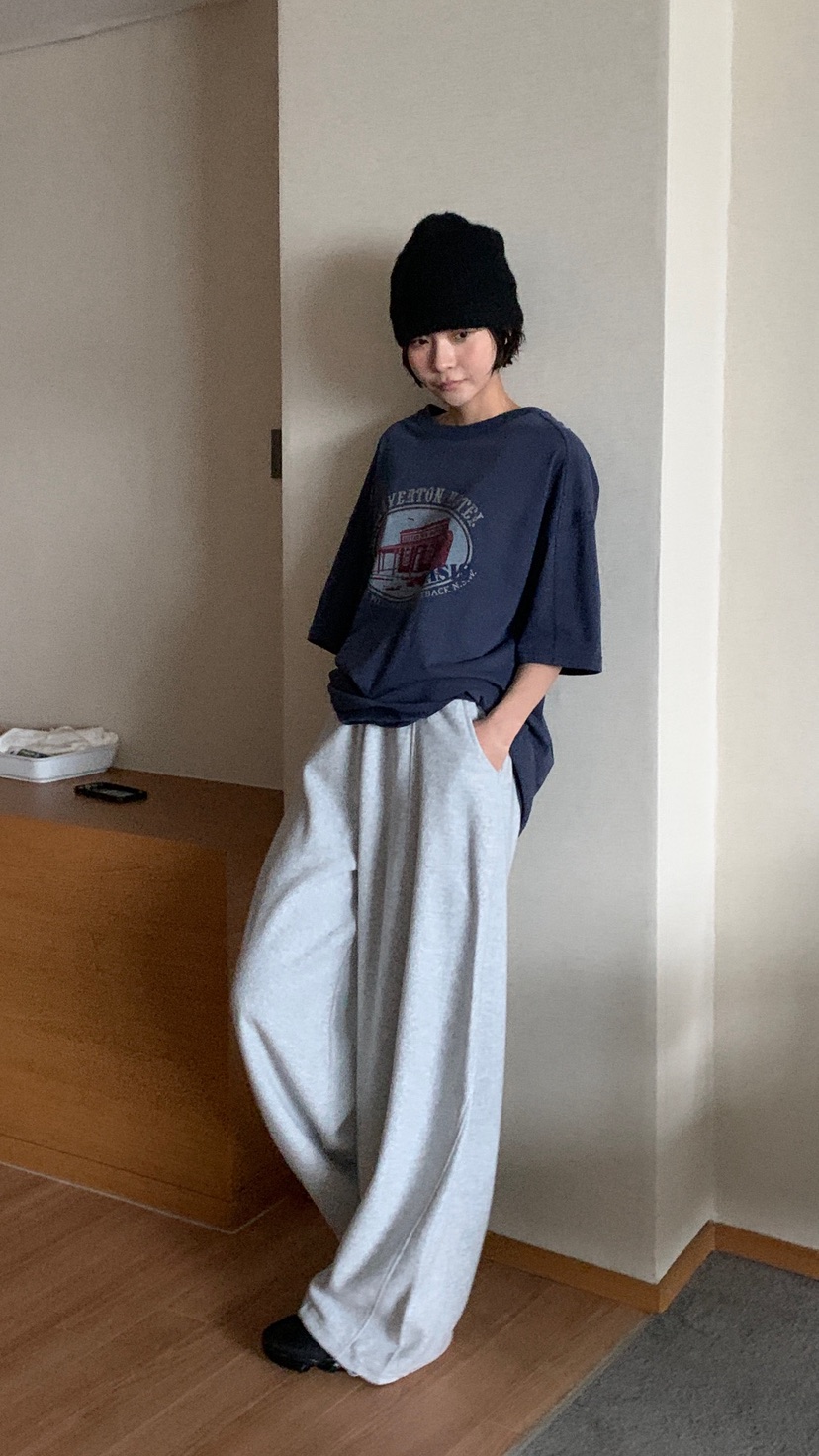 OVER RICH東大門㊣實拍女裝新款休閑25秋冬推薦時尚休閑褲OVER RICH休閑褲