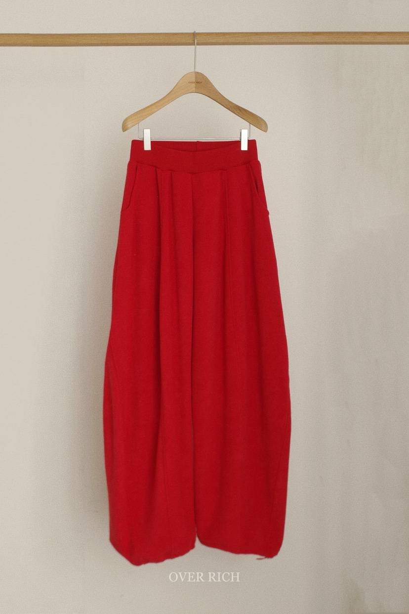 OVER RICH東大門㊣實拍女裝新款休閑25秋冬推薦時尚休閑褲OVER RICH休閑褲圖色3