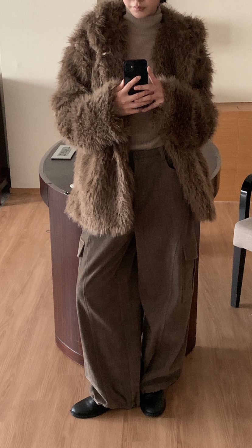 OVER RICH韓國直郵㊣女裝新品人氣真品休閑25秋冬熱賣休閑褲OVER RICH休閑褲