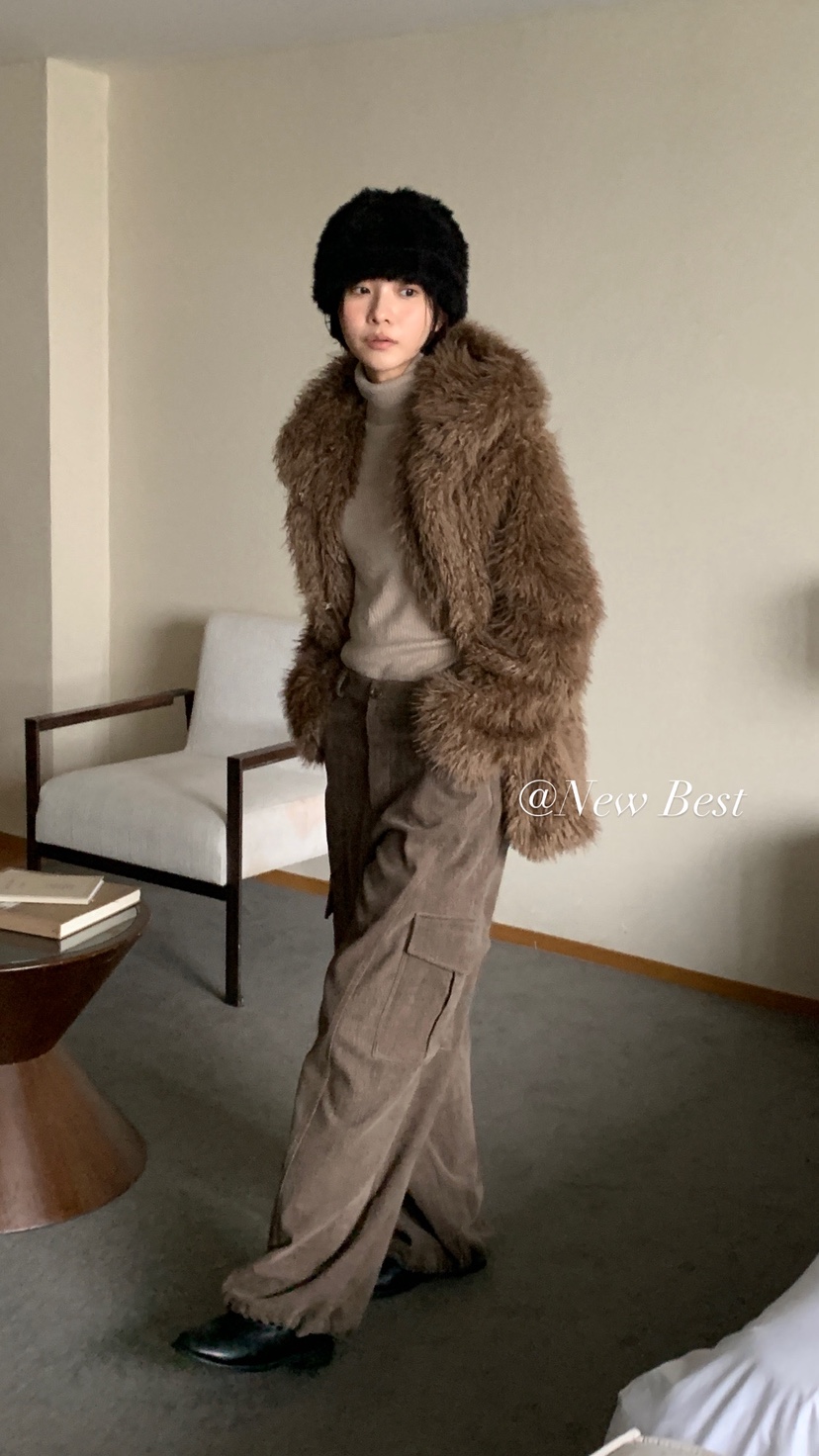 OVER RICH韓國直郵㊣女裝新品人氣真品休閑25秋冬熱賣休閑褲OVER RICH休閑褲