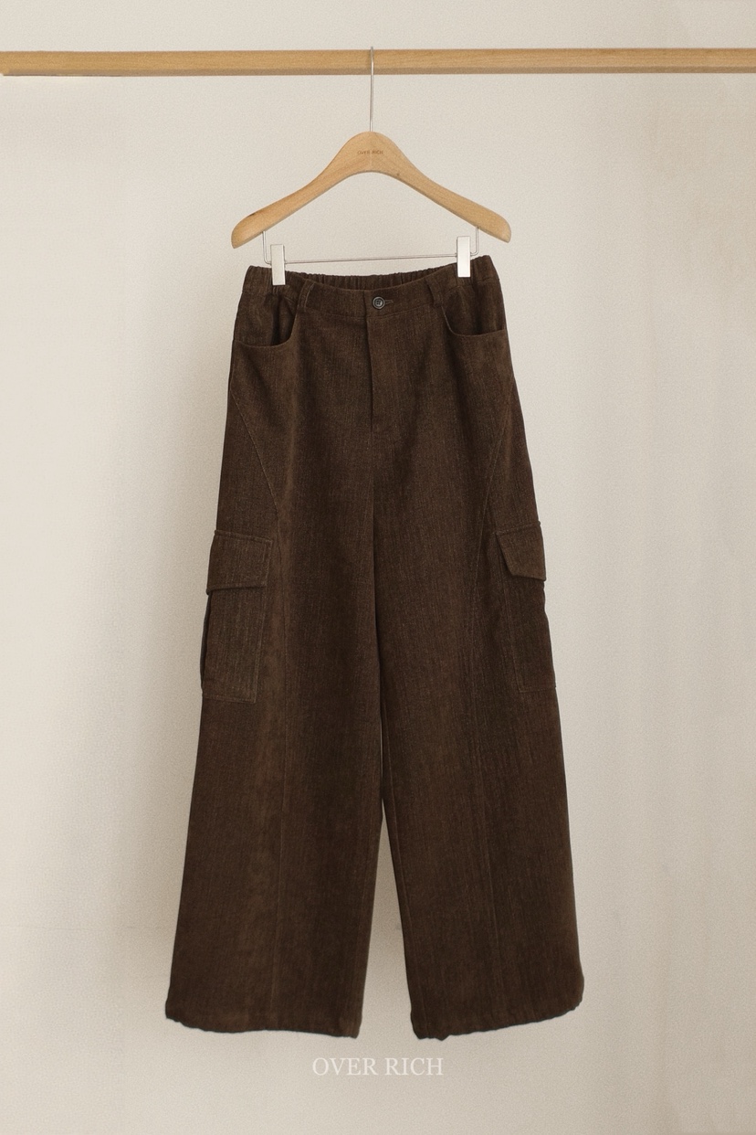 OVER RICH韓國直郵㊣女裝新品人氣真品休閑25秋冬熱賣休閑褲OVER RICH休閑褲圖色2