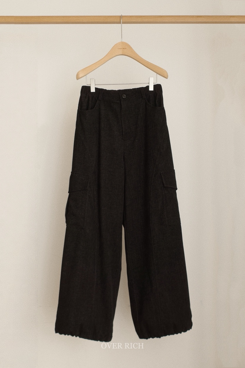 OVER RICH韓國直郵㊣女裝新品人氣真品休閑25秋冬熱賣休閑褲OVER RICH休閑褲圖色3