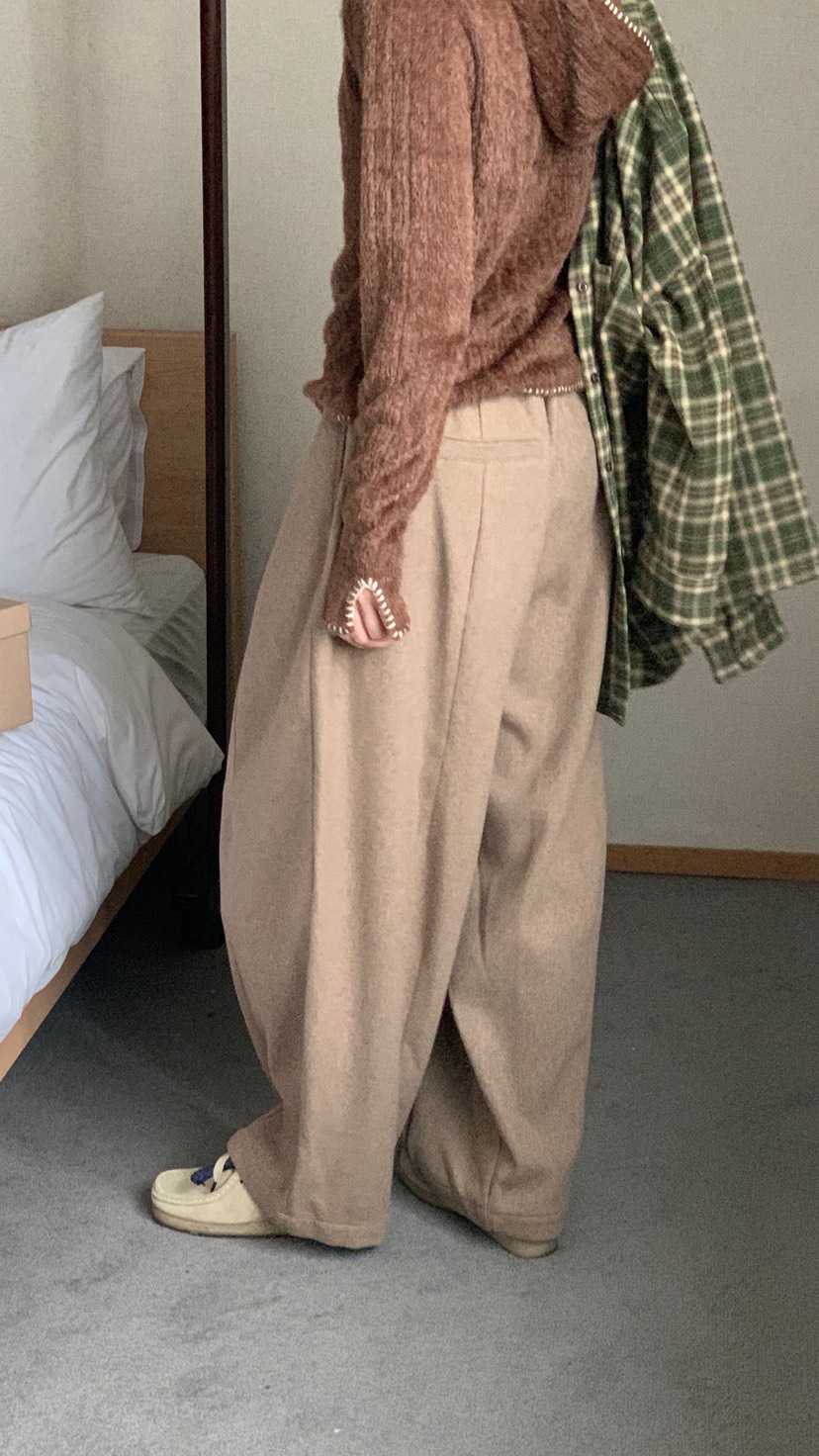 OVER RICH東大門㊣實拍女士新款休閑時尚職業25秋冬休閑褲OVER RICH休閑褲