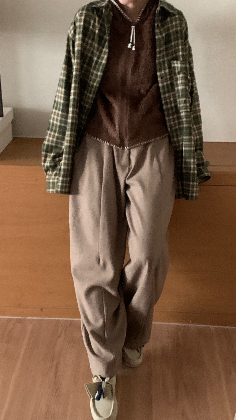 OVER RICH東大門㊣實拍女士新款休閑時尚職業25秋冬休閑褲OVER RICH休閑褲