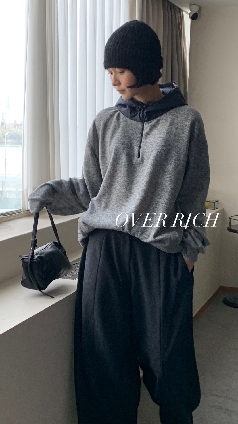 OVER RICH韓國直郵㊣女士新款時尚職業真品人氣休閑推薦衛衣OVER RICH衛衣