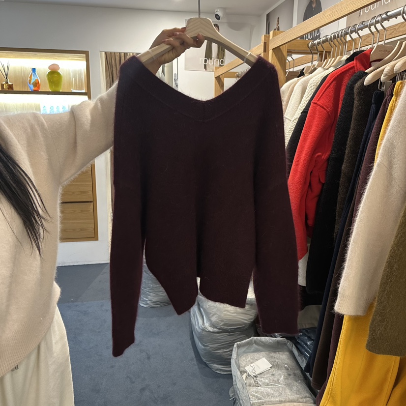 ROUNDER韓國代購㊣女裝新款真品推薦時尚熱賣人氣毛衣安哥拉ROUNDER毛衣