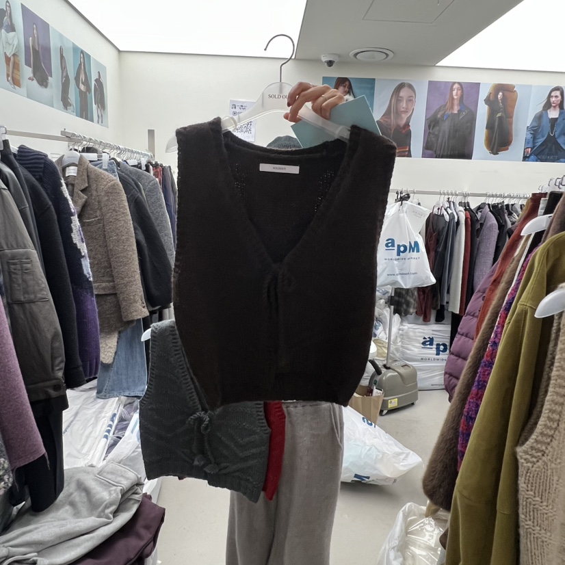 SOLD OUT韓國代購㊣女士新款熱賣職業推薦休閑時尚真品馬甲SOLD OUT馬甲圖色2