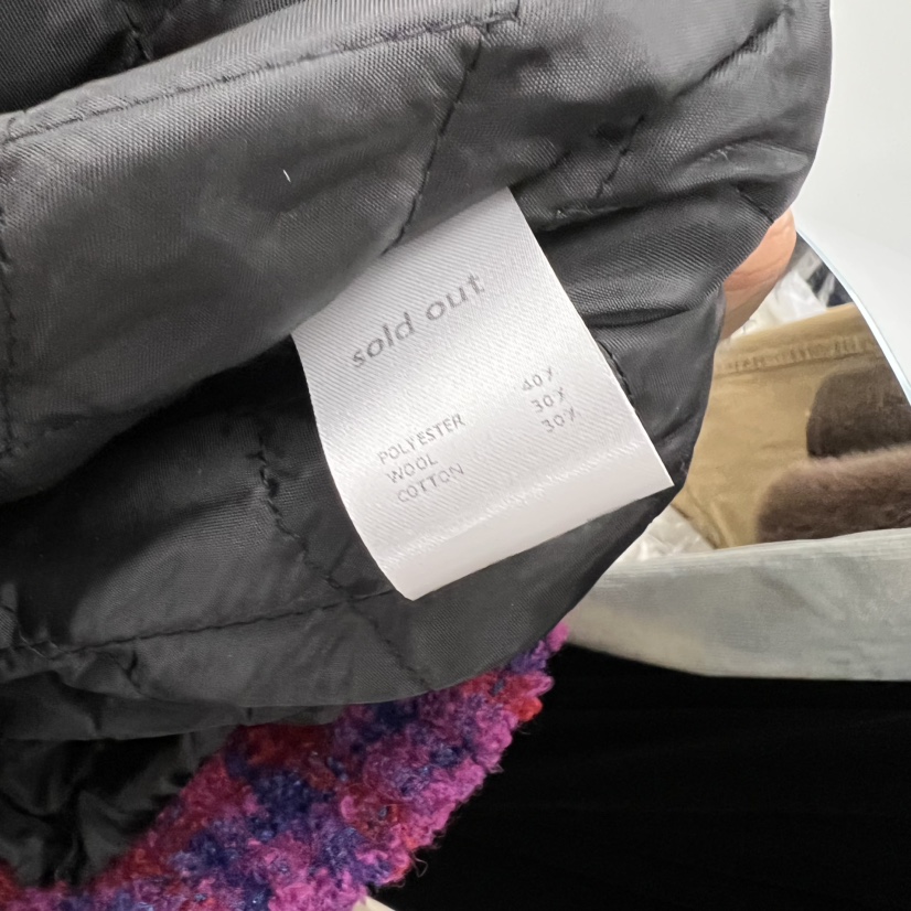 SOLD OUT韓國直郵㊣女士新品人氣真品休閑25秋冬夾克粗花呢SOLD OUT夾克