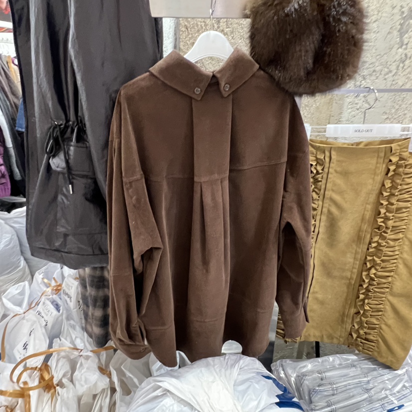 SOLD OUT東大門㊣代購女士新品時尚25秋冬熱賣人氣襯衫蕾絲衫SOLD OUT襯衫/蕾絲衫