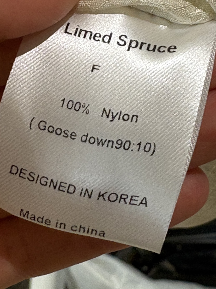 LIMED SPRUCE東大門㊣直郵女裝新款職業時尚短款羽絨服填充絨LIMED SPRUCE短款羽絨服