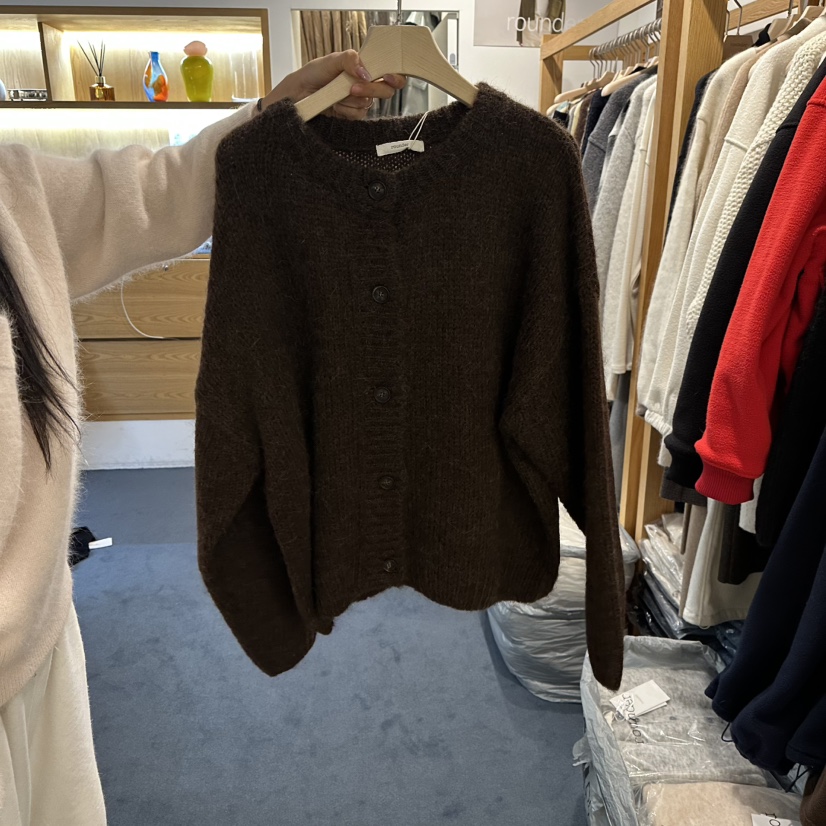 ROUNDER韓國直郵㊣女士新款真品25秋冬時尚推薦熱賣職業毛衣ROUNDER毛衣圖色1