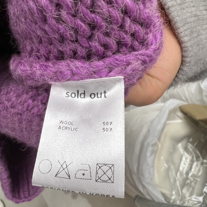 SOLD OUT東大門㊣直郵女裝新品推薦25秋冬真品人氣職業毛衣SOLD OUT毛衣