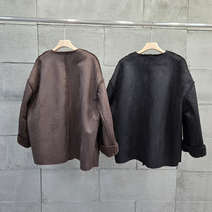 10CC東大門㊣實拍女裝新款推薦職業休閑夾克里外穿柔軟雙面10CC夾克