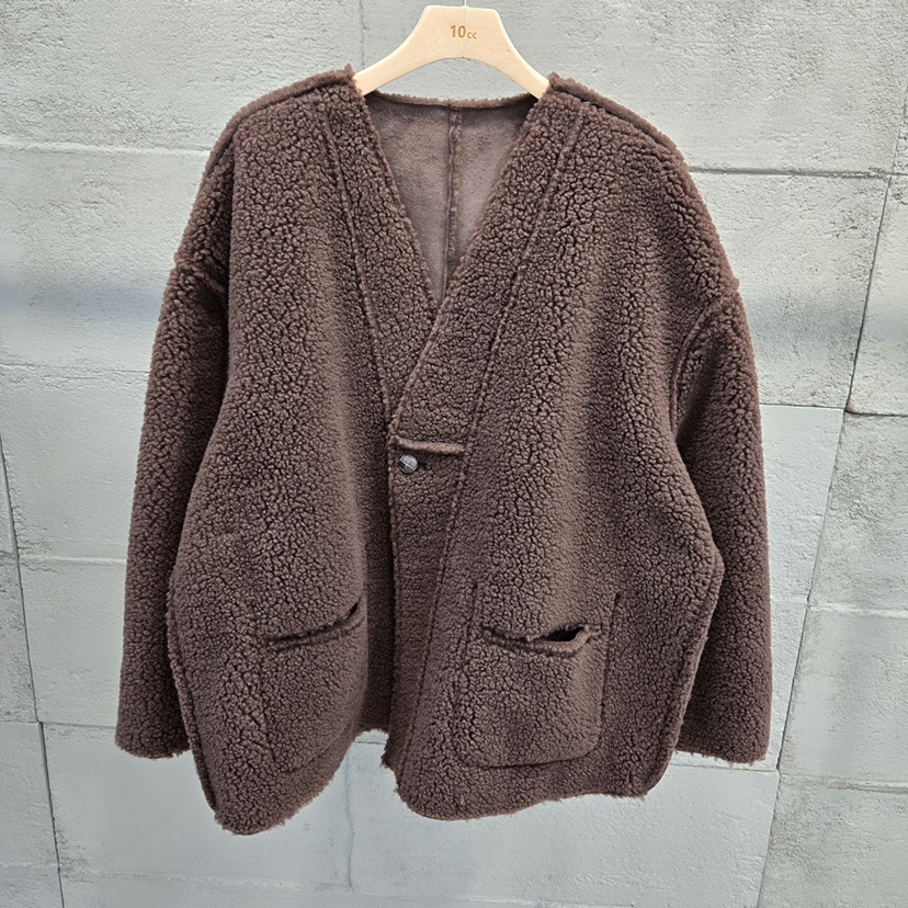 10CC東大門㊣實拍女裝新款推薦職業休閑夾克里外穿柔軟雙面10CC夾克