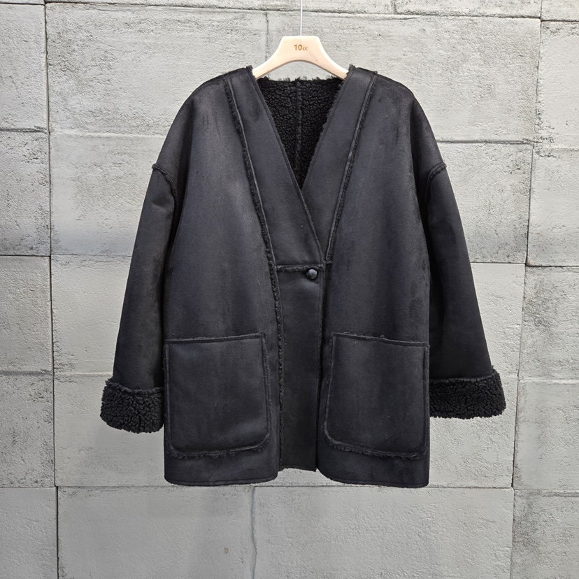 10CC東大門㊣實拍女裝新款推薦職業休閑夾克里外穿柔軟雙面10CC夾克圖色2