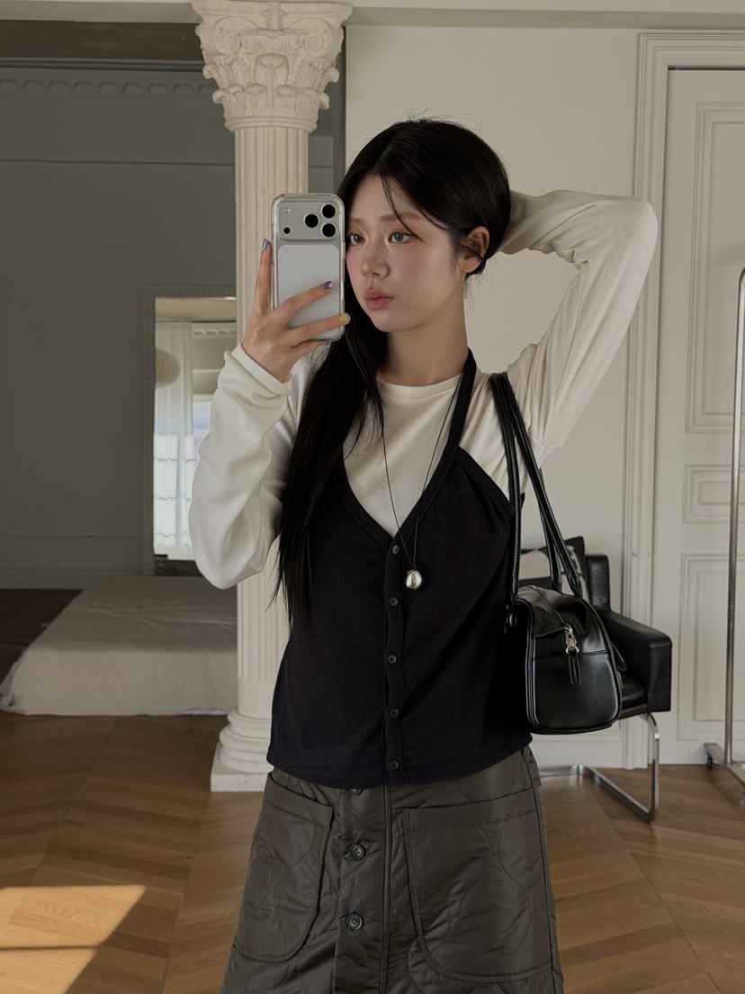 BENE韓國直郵㊣女士新款人氣25秋冬推薦時尚休閑真品長袖T恤BENE長袖T恤圖色4