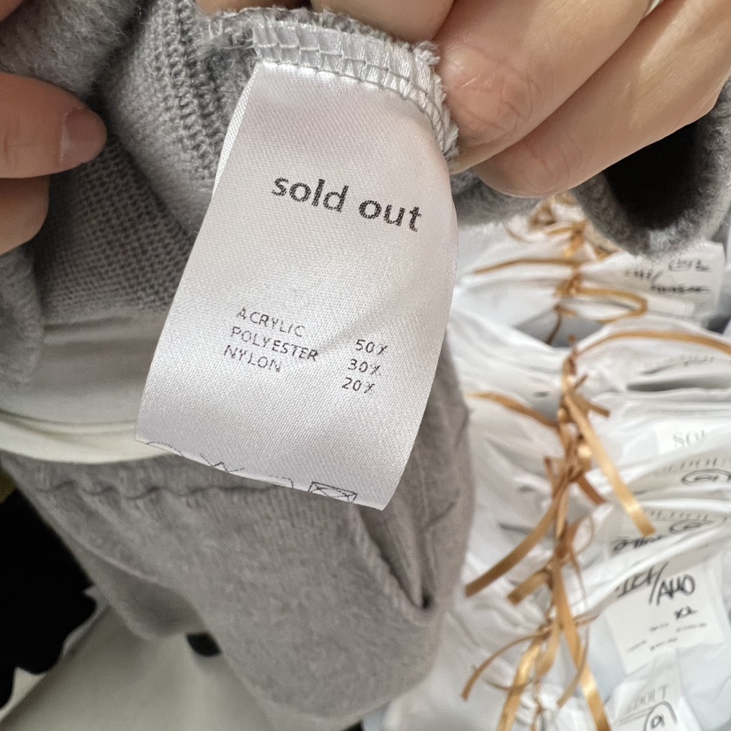 SOLD OUT韓國代購㊣女士新款真品熱賣人氣時尚25秋冬休閑褲SOLD OUT休閑褲