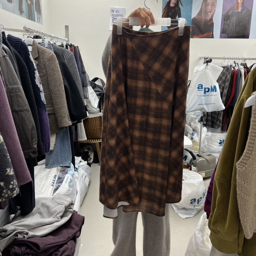 SOLD OUT東大門㊣直郵女士新品推薦25秋冬真品時尚休閑長裙SOLD OUT長裙圖色1