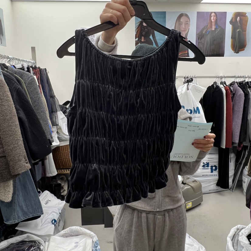 SOLD OUT東大門㊣直郵女裝新款時尚職業真品25秋冬吊帶背心SOLD OUT吊帶/背心