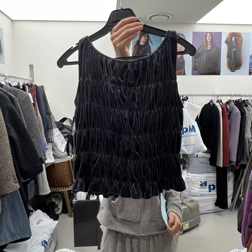 SOLD OUT東大門㊣直郵女裝新款時尚職業真品25秋冬吊帶背心SOLD OUT吊帶/背心圖色1