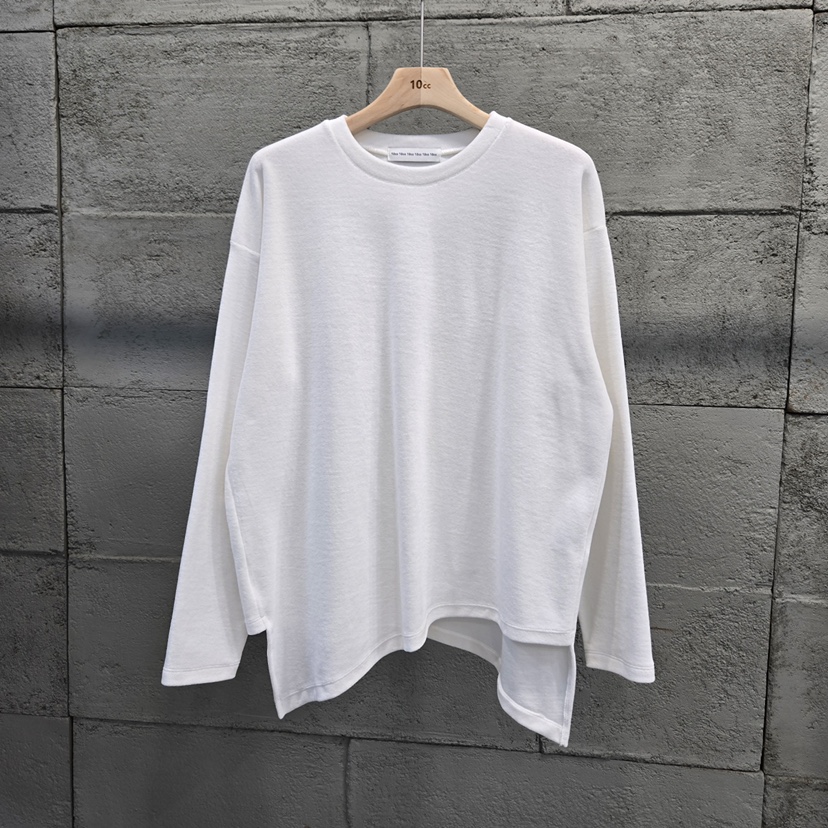 10CC東大門㊣代購女士新品休閑職業人氣25秋冬長袖T恤天鵝絨10CC長袖T恤圖色3